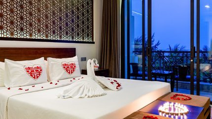 Ban công rộng rãi view biển