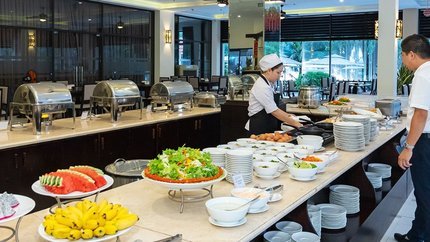 Khu vực phục vụ tại nhà hàng