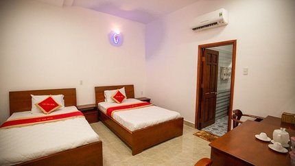 Giường ngủ thoải mái, không gian dễ chịu