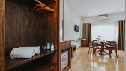 Phòng được trang bị đầy đủ tiện nghi