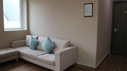 Phòng khách tại villa