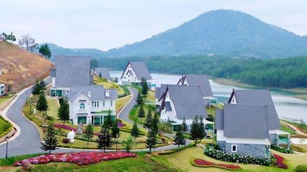 Cảnh quan thơ mộng tại resort