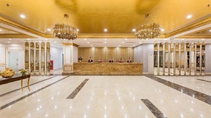 Quầy lễ tân của Đà Nẵng Golden Bay