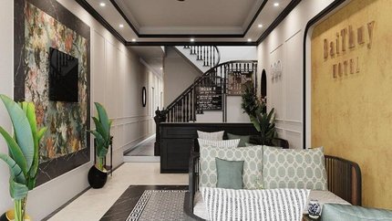 Sảnh lớn và lễ tân