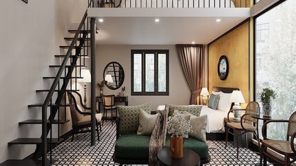 Căn phòng đầy đủ tiện nghi