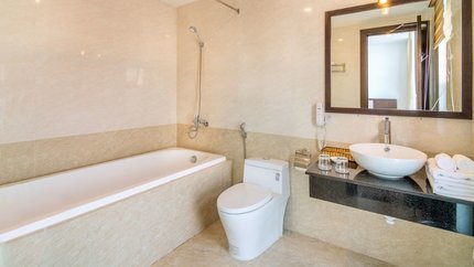 Phòng tắm bồn sang chảnh