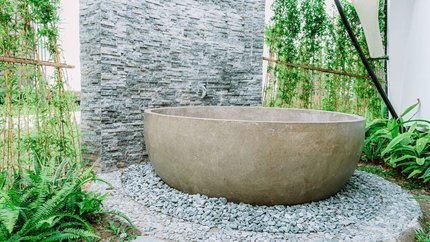 Phòng tắm bồn ngoài trời