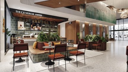 Coffee Bar của khách sạn December.