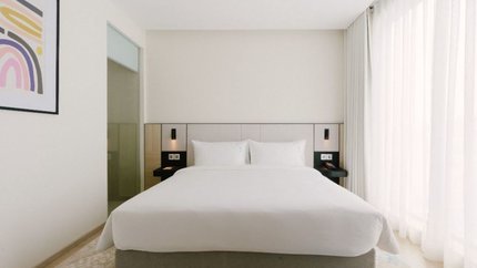 Giường cỡ lớn vô cùng thoải mái cho quý khách