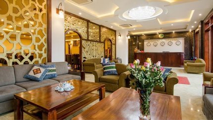 Khung cảnh tại sảnh khách sạn