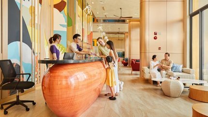 Khu vực lễ tân khách sạn