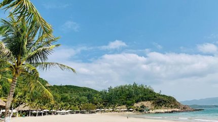 Bãi biển riêng tại khu nghỉ dưỡng