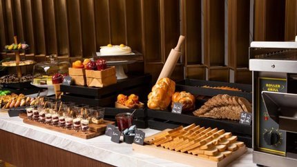 Quầy phục vụ buffet sáng