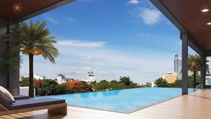 Bể bơi vô cực cực chill