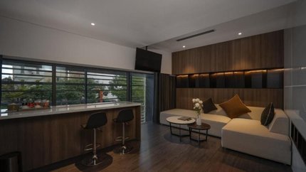 Nội thất trong phòng hiện đại và sang trọng