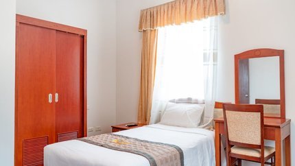 Căn phòng rộng rãi, thoáng mát