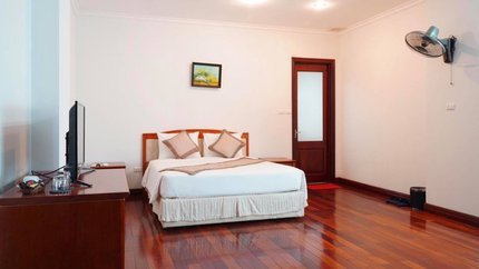 Căn phòng rộng rãi, thoáng mát