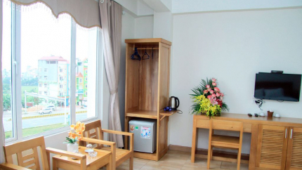 Phòng Superior giường đôi City View Dragon Airport 3* Hanoi