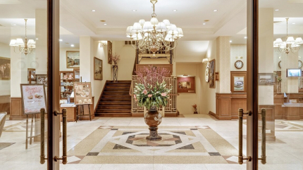 Lối vào Khách sạn Đà Lạt Du Parc