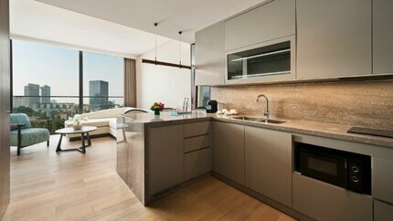 Khu vực bếp đầy đủ tiện nghi