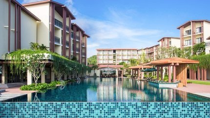 Toàn cảnh Resort sang trọng vào ban ngày
