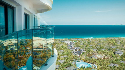 Cảnh quan từ Duyên Hà Resort Cam Ranh