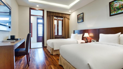 Phòng Deluxe Triple khu nghỉ dưỡng Ebisu Onsen