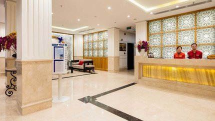 Khu vực lễ tân khách sạn