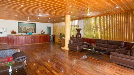 Sảnh chờ của resort