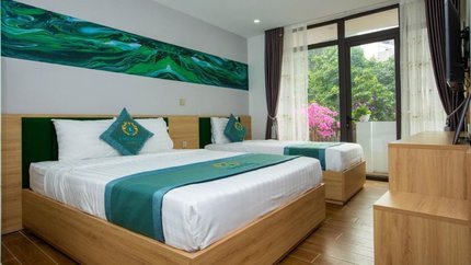 Căn phòng rộng rãi, thoáng mát