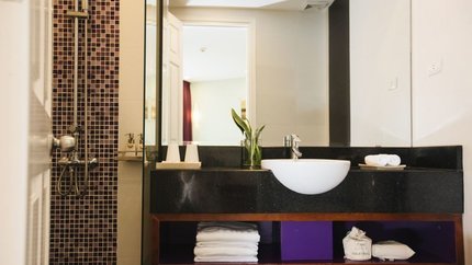 Phòng vệ sinh đầy đủ tiện nghi