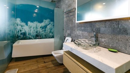 Không gian phòng tắm sang chảnh