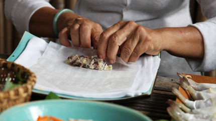 Không gian chợ quê