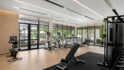 Phòng gym tại khách sạn 5* Fairfield By Marriott South Bình Dương