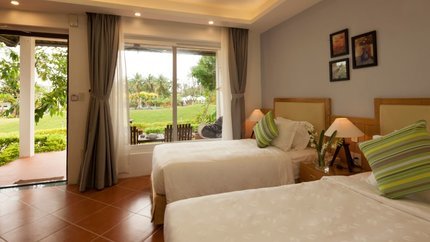 Phòng 2 giường lớn phù hợp cho gia đình nhỏ