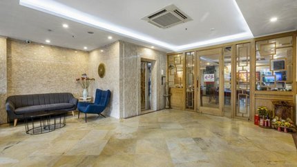 Sảnh được thiết kế hiện đại