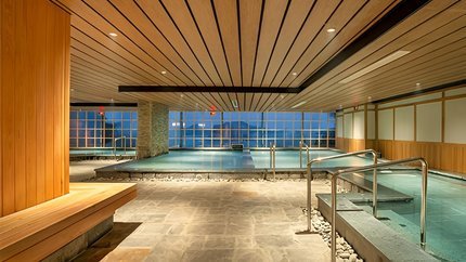 Khu vực tắm khoáng kiểu Nhật