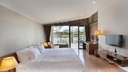 Phòng Flamingo Villa 02 phòng ngủ tại khu nghỉ dưỡng.