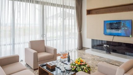 Phòng Flamingo Villa 02 phòng ngủ tại khu nghỉ dưỡng.