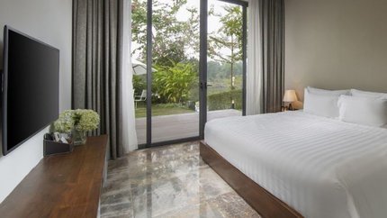Phòng Flamingo Villa 03 phòng ngủ tại khu nghỉ dưỡng.