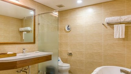 Phòng tắm tại khu nghỉ dưỡng