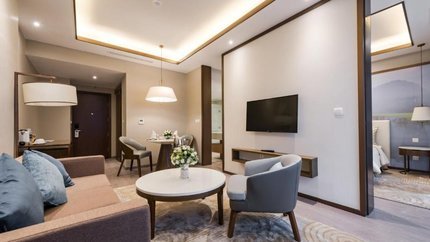 Khu vực phòng khách với thiết kế hiện đại