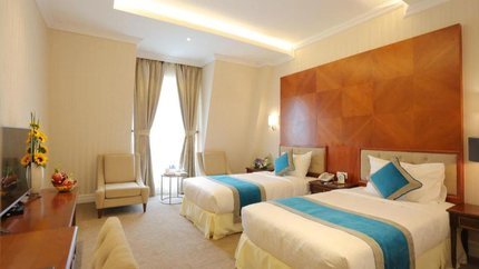 Phòng với 2 giường đơn rộng rãi