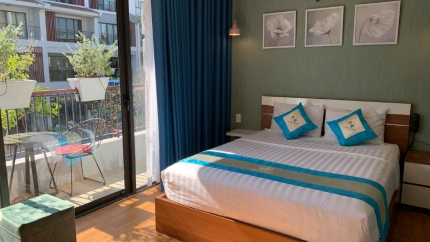 Phòng Deluxe Twin with View tại Fortuna Phú Quốc 3 sao