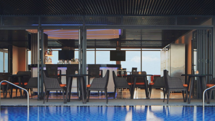 Không gian mở của hồ bơi Four Points by Sheraton Đà Nẵng