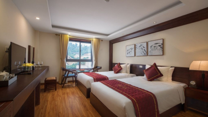 Phòng Deluxe tại Freesia Sapa Hotel 4*