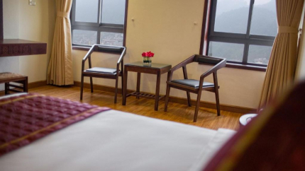 Không gian phòng Deluxe Triple 