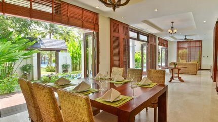 Phòng được thiết kế thân thiện với thiên nhiên