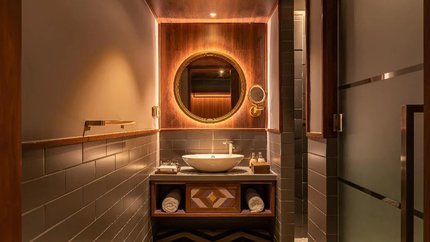 Phòng vệ sinh được thiết kế độc đáo