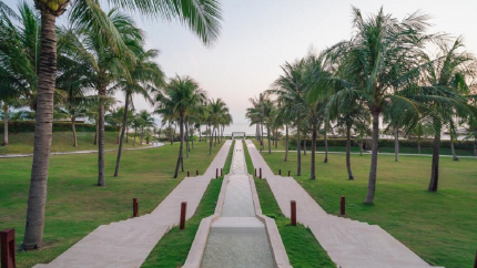 Lối đi với không gian thoáng mát